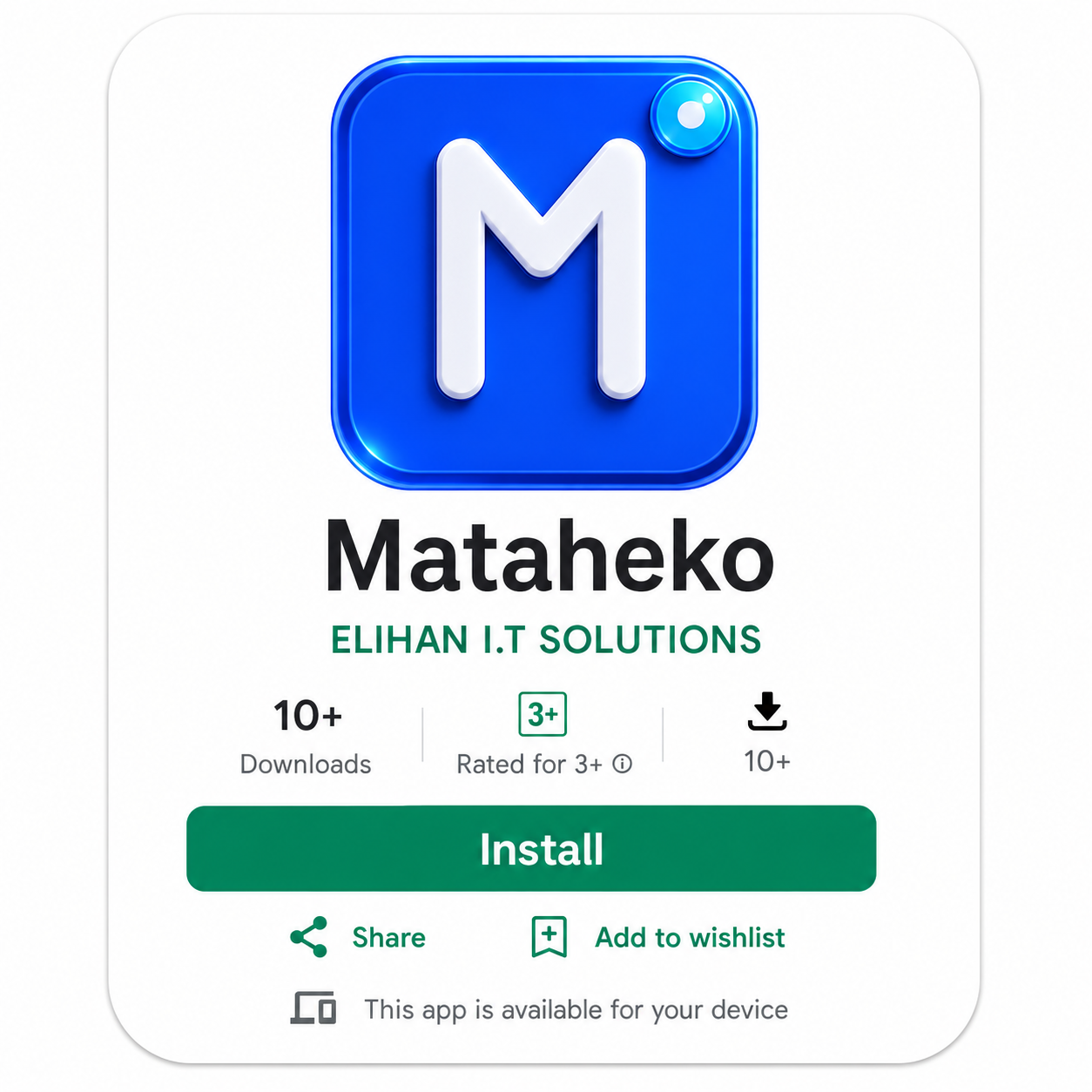 Mataheko - Afienya App
